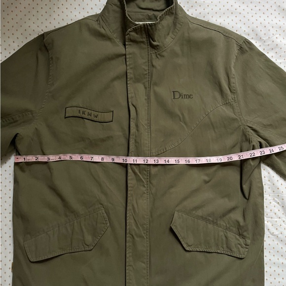 Dime Men’s Military I Know Jacket Army Green Size Large - Picture 9 of 10